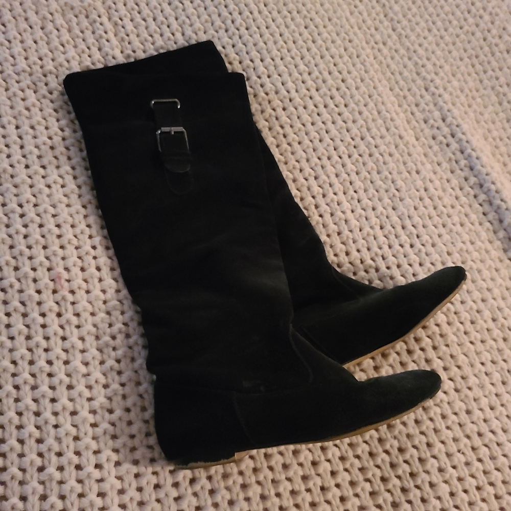 Steve Madden suede knee boots